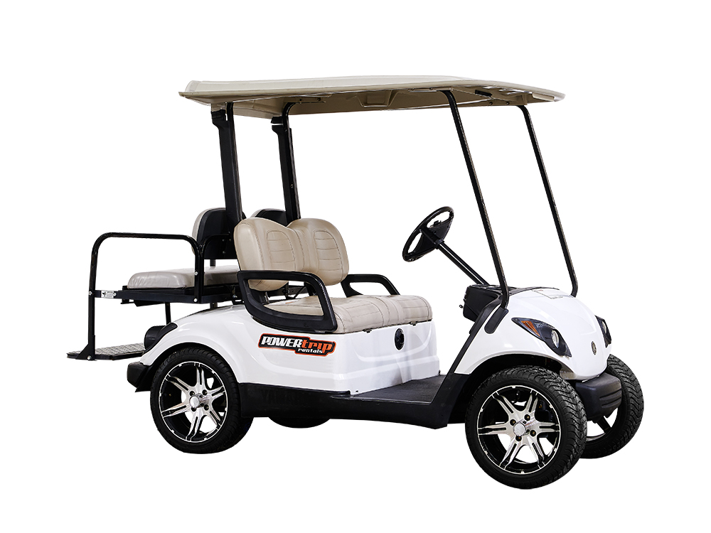 4 Passenger Golf Cart - Electric - PowerTrip Rentals