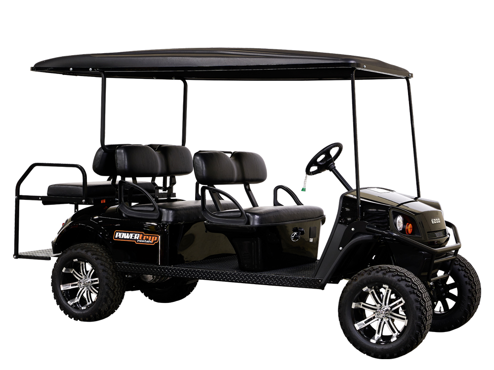 6 passenger Golf Cart - Gas - PowerTrip Rentals